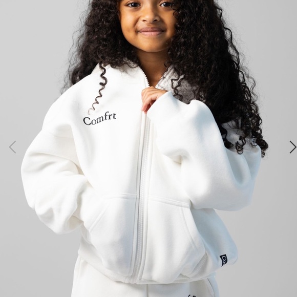 Comfrt Cloud Zip Kids Hoodie Snow XL New In Packaging - Picture 1 of 8
